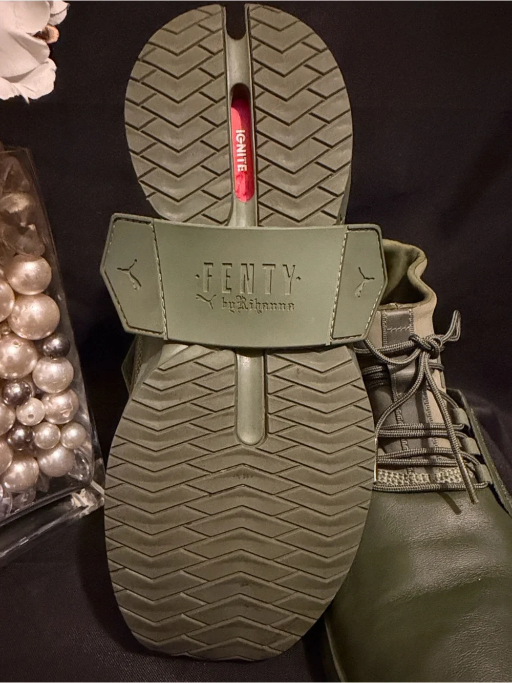Men’s Olive Tactical-Style Sneakers